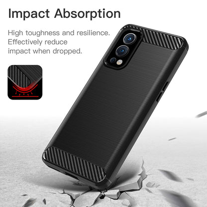 Pouzdro pro OnePlus Nord 2 5G, Techsuit, Carbon, Černé