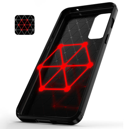 Pouzdro pro OnePlus Nord 2 5G, Techsuit, Carbon, Černé