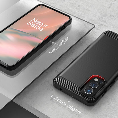 Pouzdro pro OnePlus Nord 2 5G, Techsuit, Carbon, Černé