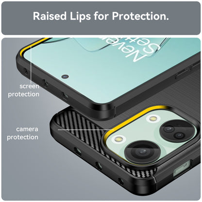 Pouzdro pro OnePlus Nord 3, Techsuit, Carbon, Černé