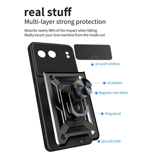 Pouzdro pro OnePlus Nord 4, Techsuit, CamShield, Černé