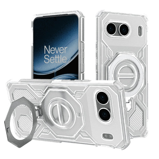 Pouzdro pro OnePlus Nord 4, Techsuit, Carbon Shield Pro, bílé