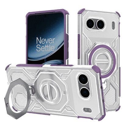 Pouzdro pro OnePlus Nord 4, Techsuit, Carbon Shield Pro, Fialová