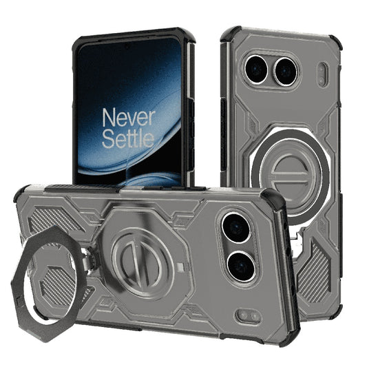 Pouzdro pro OnePlus Nord 4, Techsuit, Carbon Shield Pro, Kouřové