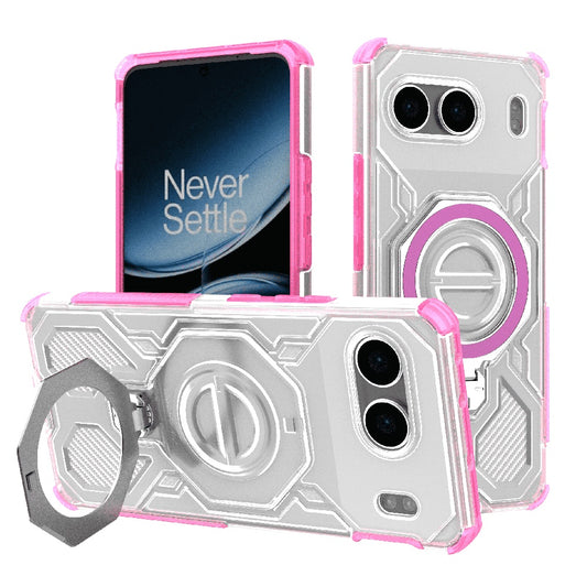 Pouzdro pro OnePlus Nord 4, Techsuit, Carbon Shield Pro, Růžové