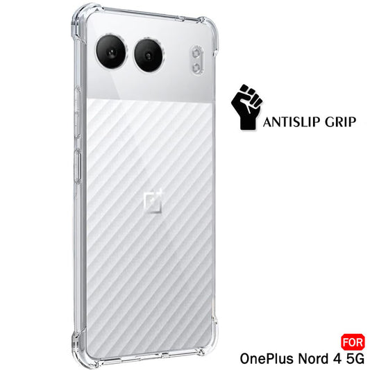 Pouzdro pro OnePlus Nord 4, Techsuit, nárazuvzdorné průhledné, transparentní