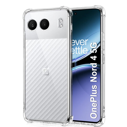Pouzdro pro OnePlus Nord 4, Techsuit, nárazuvzdorné průhledné, transparentní