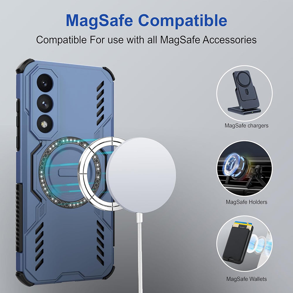 MagSafe pouzdro pro OnePlus Nord 5, Techsuit, ArmorMag, černé