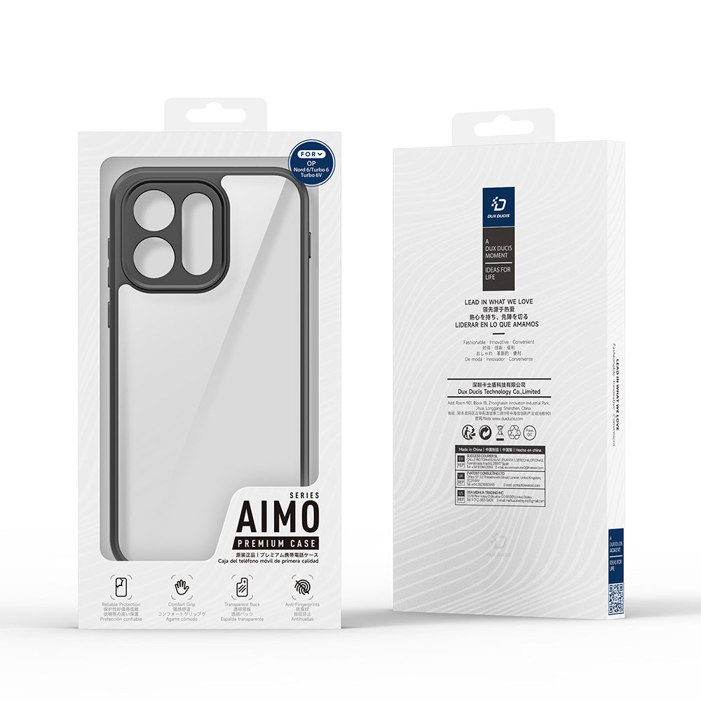 Pouzdro pro OnePlus Nord 6, DUX DUCIS, Aimo, Černá
