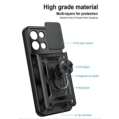 Pouzdro pro OnePlus Nord 6, Techsuit, CamShield, Černé