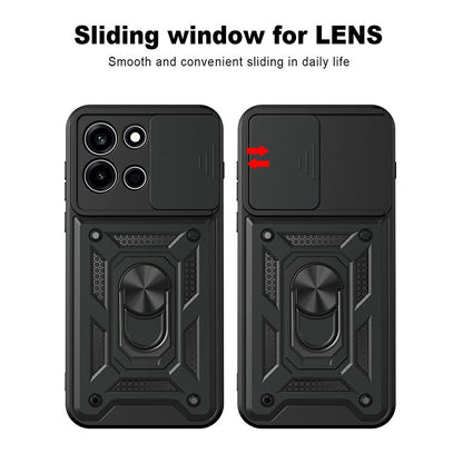 Pouzdro pro OnePlus Nord 6, Techsuit, CamShield, Černé
