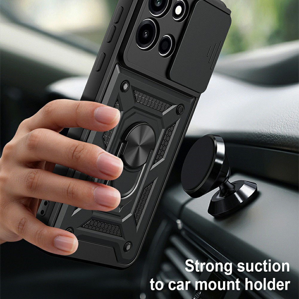 Pouzdro pro OnePlus Nord 6, Techsuit, CamShield, Černé