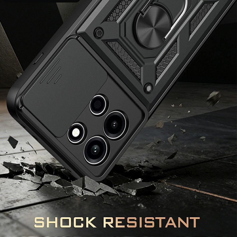 Pouzdro pro OnePlus Nord 6, Techsuit, CamShield, Černé