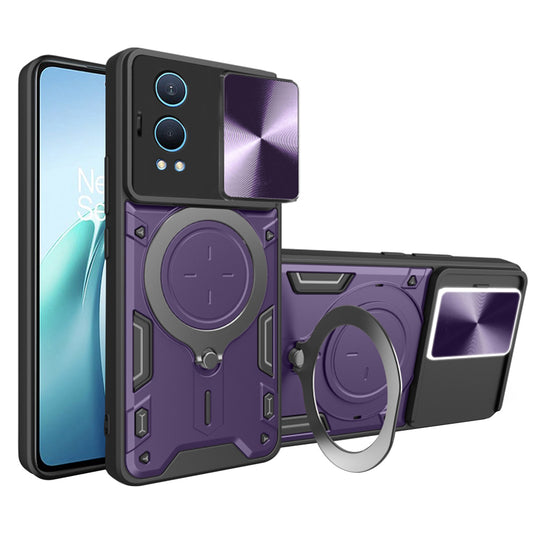 Pouzdro pro OnePlus Nord CE4 Lite, Techsuit, CamGuard Pro, fialové