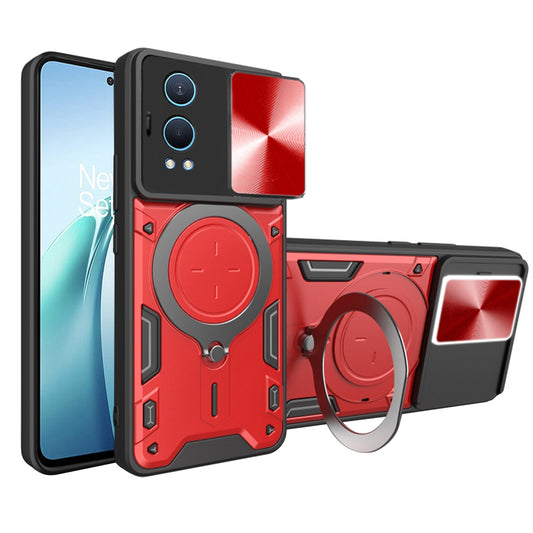 Pouzdro pro OnePlus Nord CE4 Lite, Techsuit, CamGuard Pro, červené