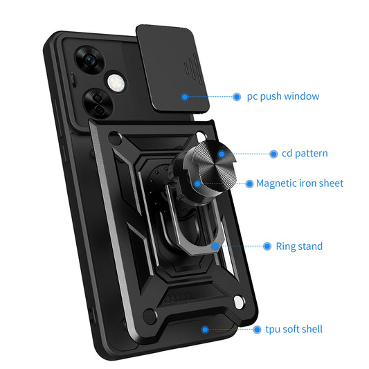 Pouzdro pro OnePlus Nord CE4 Lite, Techsuit, CamShield, růžové