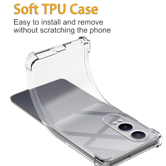 Pouzdro pro OnePlus Nord CE4 Lite, Techsuit, nárazuvzdorné průhledné, transparentní