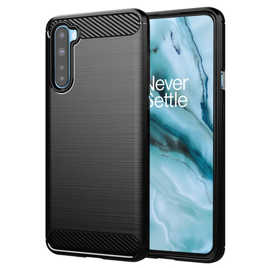 Pouzdro pro OnePlus Nord, Techsuit, Carbon, Černé