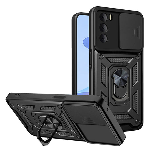 Pouzdro pro Oppo A16s / A54s / A16, Techsuit, CamShield, Černé