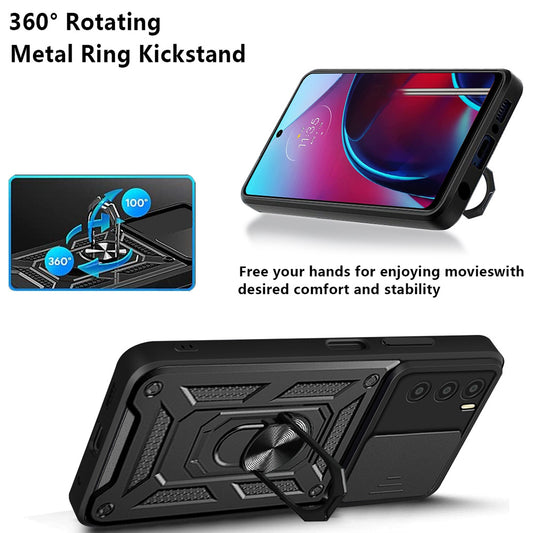 Pouzdro pro Oppo A16s / A54s / A16, Techsuit, CamShield, Černé