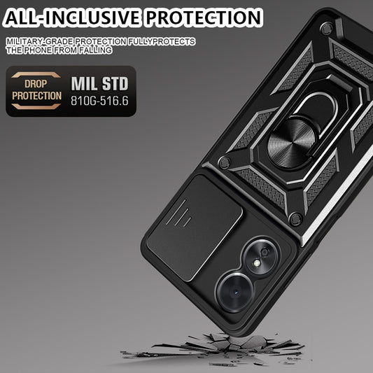 Pouzdro pro Oppo A17, Techsuit, CamShield, Černé