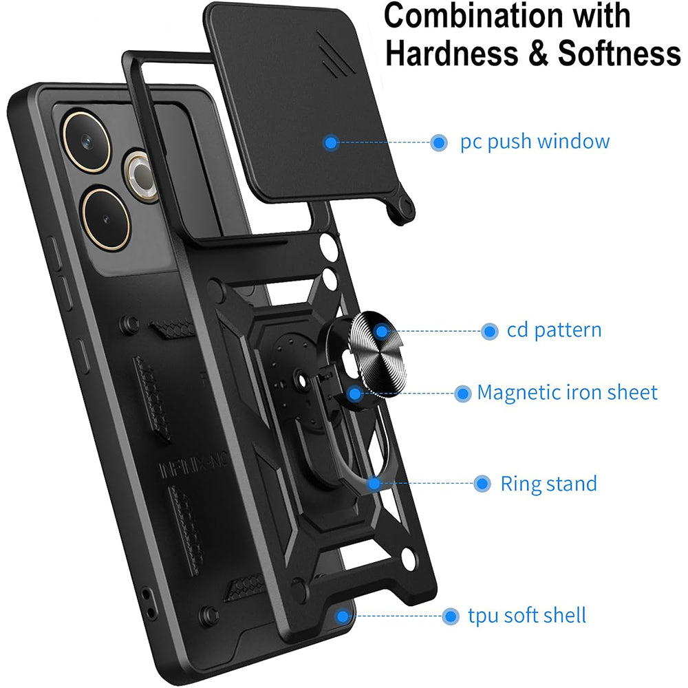 Pouzdro pro Oppo A5 Pro 4G / A5 Pro, Techsuit, CamShield, Černé