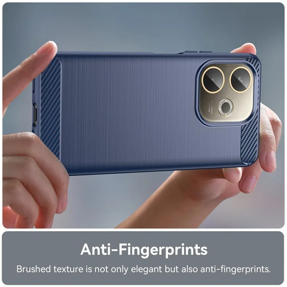 Pouzdro pro Oppo A5 Pro 4G / A5 Pro, Techsuit, Carbon, Modré