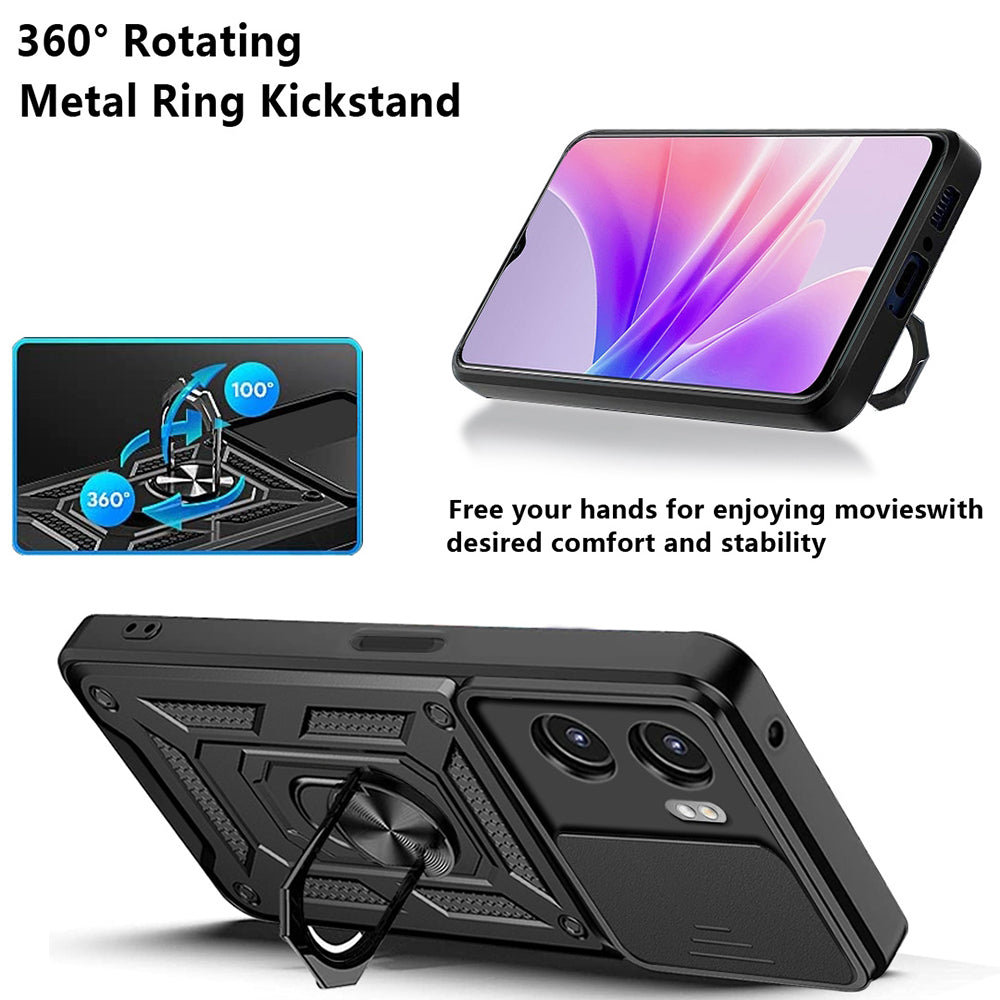 Pouzdro pro Oppo A57 4G / A57s / Oneplus Nord N20 SE, Techsuit, CamShield, Černé