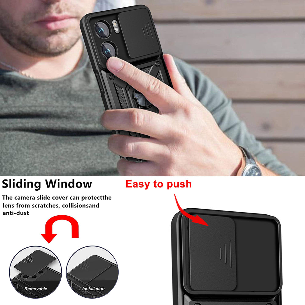 Pouzdro pro Oppo A57 4G / A57s / Oneplus Nord N20 SE, Techsuit, CamShield, Černé