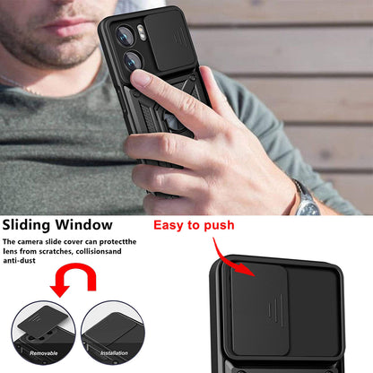 Pouzdro pro Oppo A57 4G / A57s / Oneplus Nord N20 SE, Techsuit, CamShield, Černé