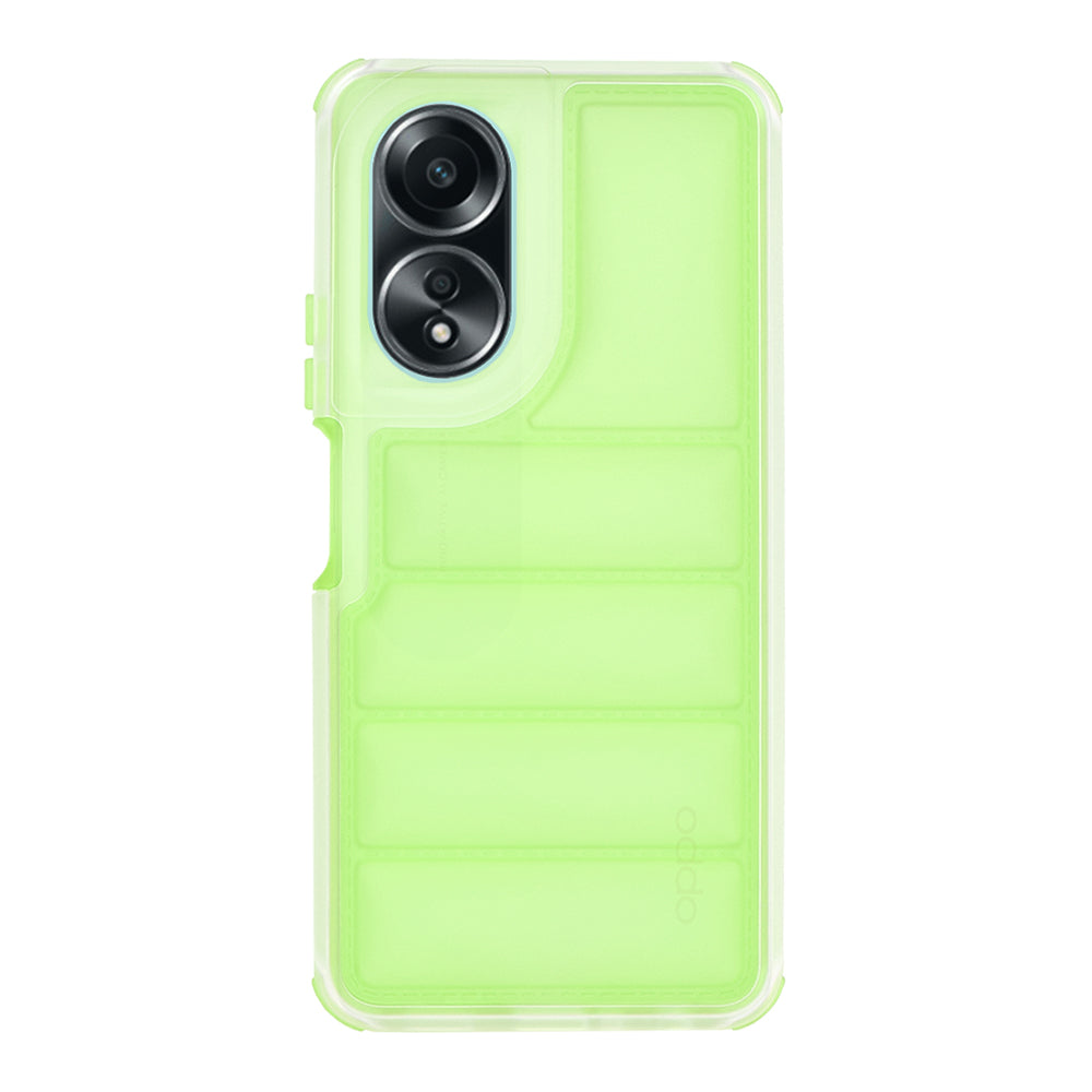 Pouzdro pro Oppo A58 4G, Techsuit, Wave Shield, Zelené