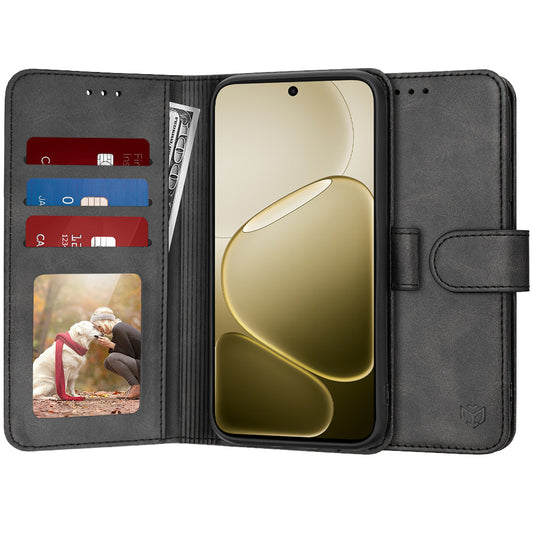 Pouzdro pro Oppo A6 4G, Techsuit, Diary Book, Černá