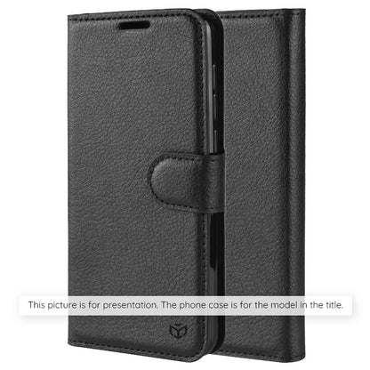 Pouzdro pro Oppo A6 4G, Techsuit, Leather Folio, Černá