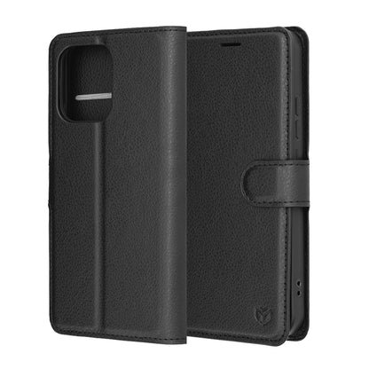 Pouzdro pro Oppo A6 Pro 5G / A6 Pro 4G, Techsuit, Leather Folio, Černá