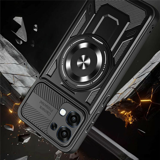 Pouzdro pro Oppo A6 Pro 5G / A6 Pro 4G, Techsuit, RuggedCam, fialové