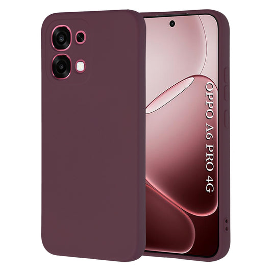 Pouzdro pro Oppo A6 Pro 5G / A6 Pro 4G, Techsuit, SoftFlex, vínové