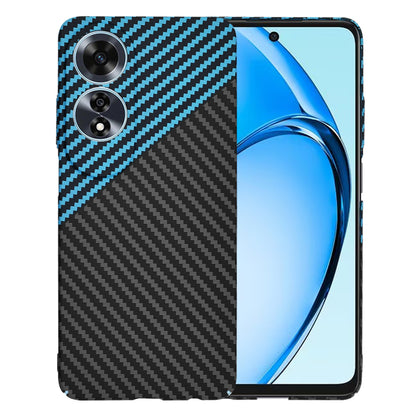 Pouzdro pro Oppo A60, Techsuit, Carbonite FiberShell, Černá Bleu