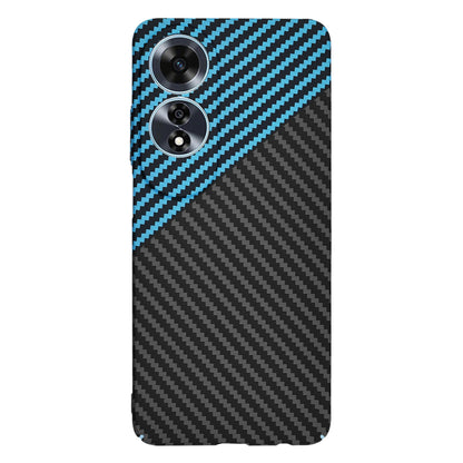 Pouzdro pro Oppo A60, Techsuit, Carbonite FiberShell, Černá Bleu