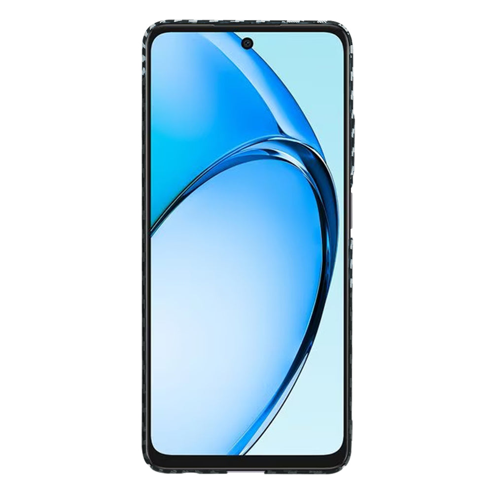 Pouzdro pro Oppo A60, Techsuit, Carbonite FiberShell, Černá Šedá