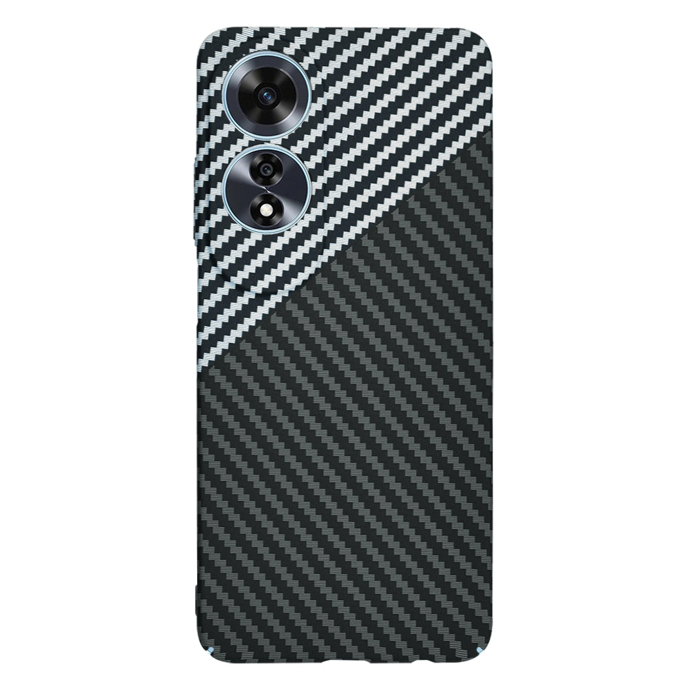 Pouzdro pro Oppo A60, Techsuit, Carbonite FiberShell, Černá Šedá