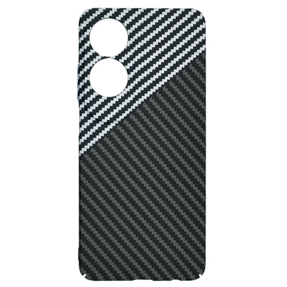Pouzdro pro Oppo A60, Techsuit, Carbonite FiberShell, Černá Šedá
