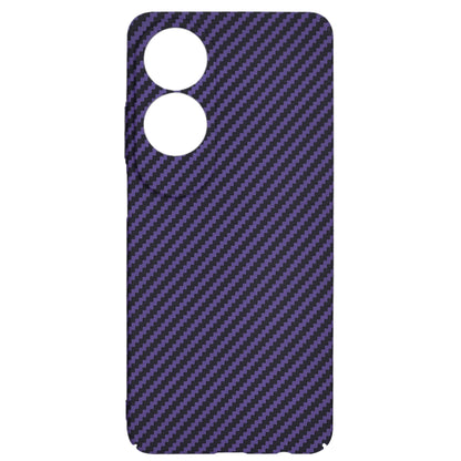 Pouzdro pro Oppo A60, Techsuit, Carbonite FiberShell, Fialové