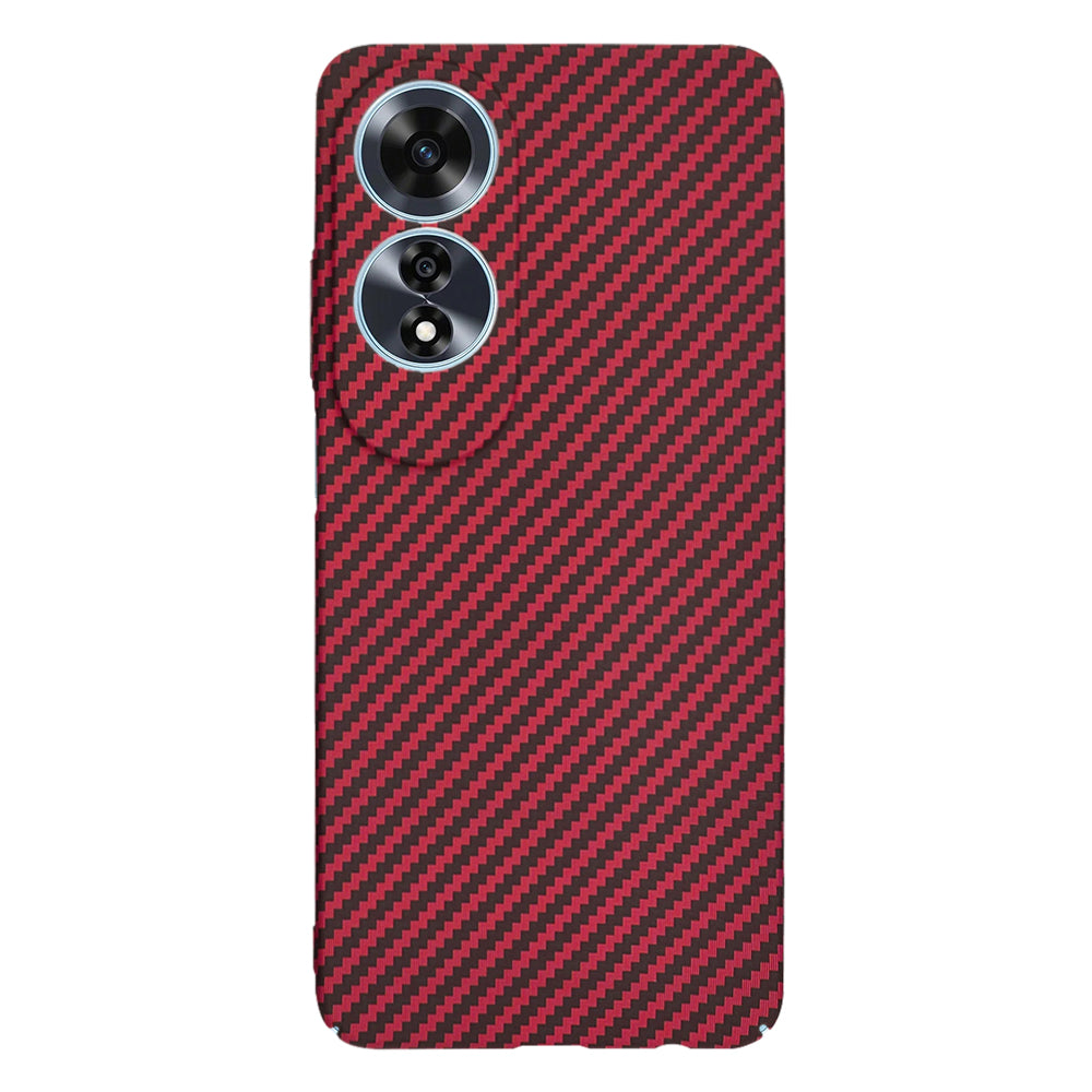 Pouzdro pro Oppo A60, Techsuit, Carbonite FiberShell, červené