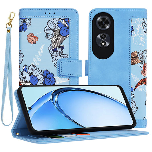 Pouzdro pro Oppo A60, Techsuit, FlipCraft, modré