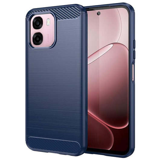 Pouzdro pro Oppo A6k 4G / A6x 4G / A6x / A6 4G, Techsuit, Carbon, Modré