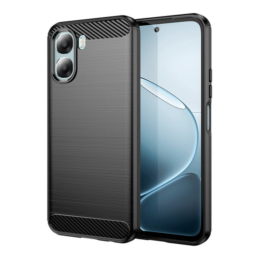 Pouzdro pro Oppo A6x 4G / A6x, Techsuit, Carbon, Černá