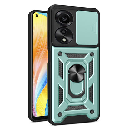 Pouzdro pro Oppo A78 4G, Techsuit, CamShield, Zelené