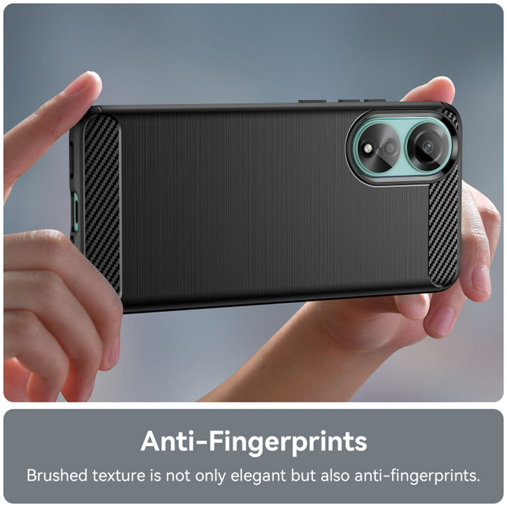Pouzdro pro Oppo A78 4G, Techsuit, Carbon, Černé