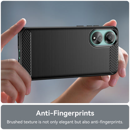 Pouzdro pro Oppo A78 4G, Techsuit, Carbon, Černé