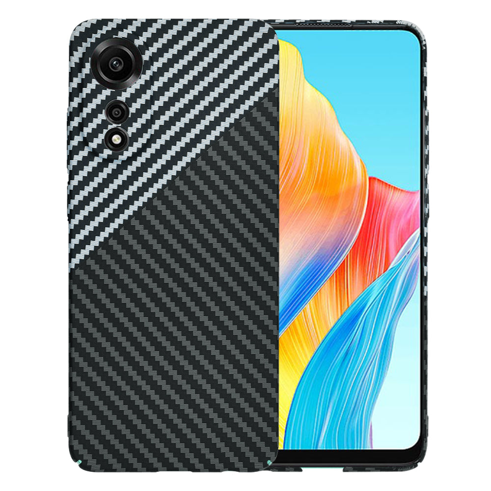 Pouzdro pro Oppo A78 4G, Techsuit, Carbonite FiberShell, Černo-šedé
